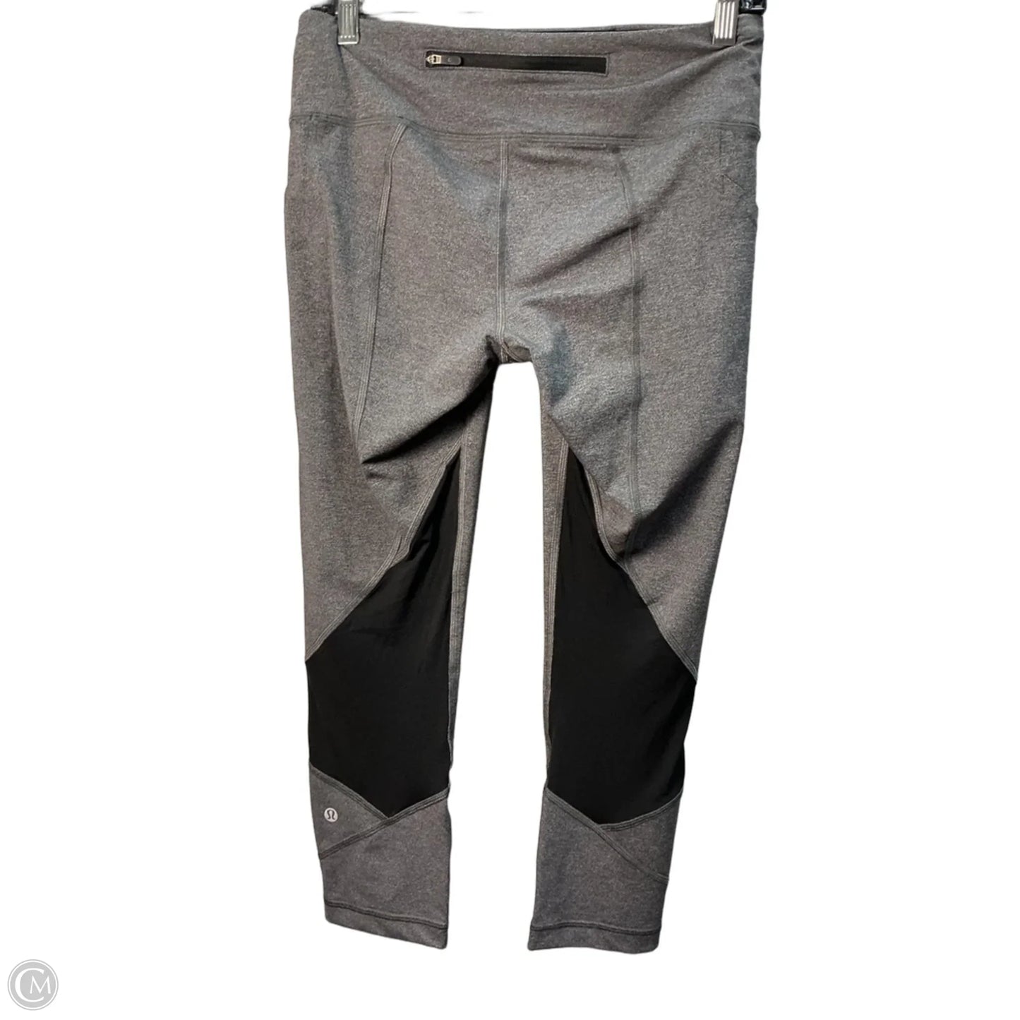 Athletic Leggings Capris By Lululemon In Grey, Size: S