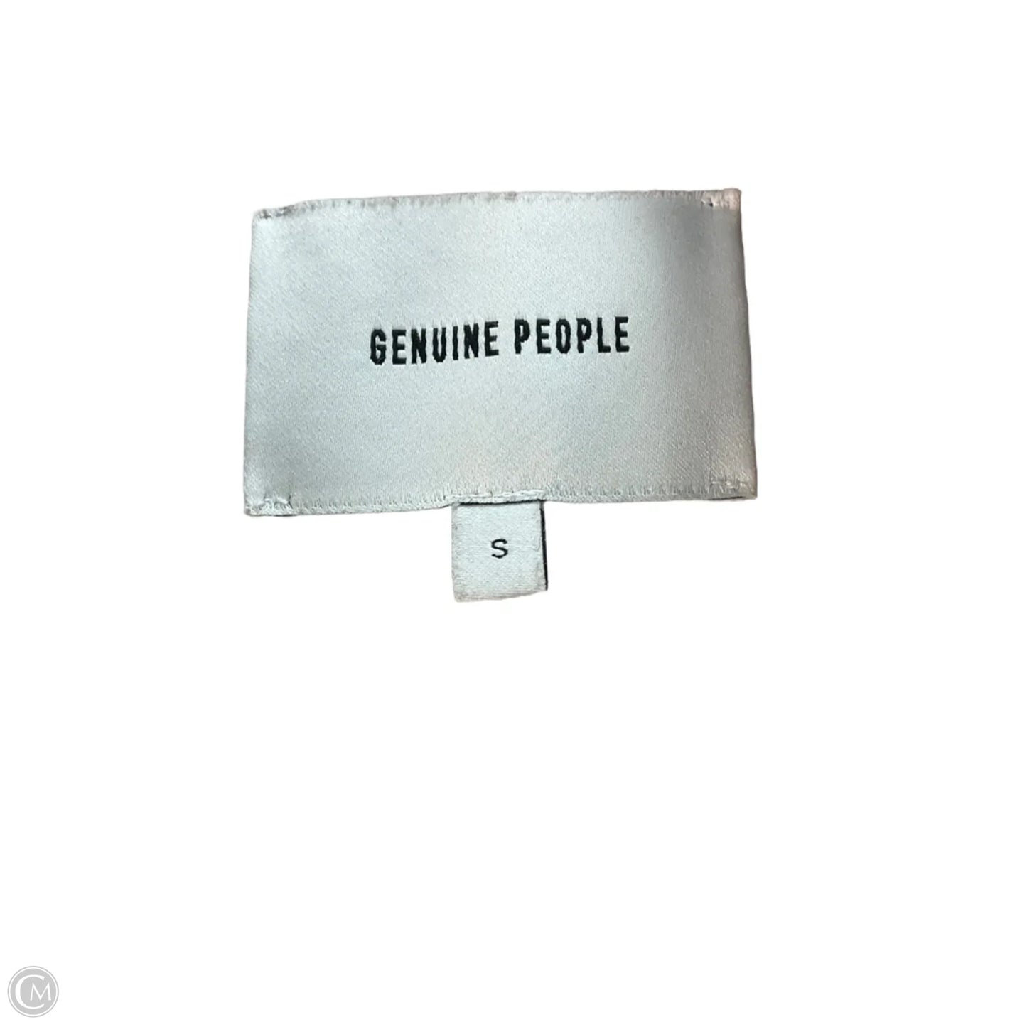 Coat Trench Coat By Cma In Grey & Tan, Size: S