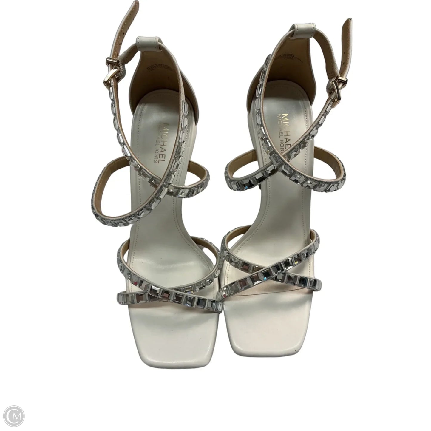 Shoes Heels Stiletto By Michael By Michael Kors In White, Size: 7.5