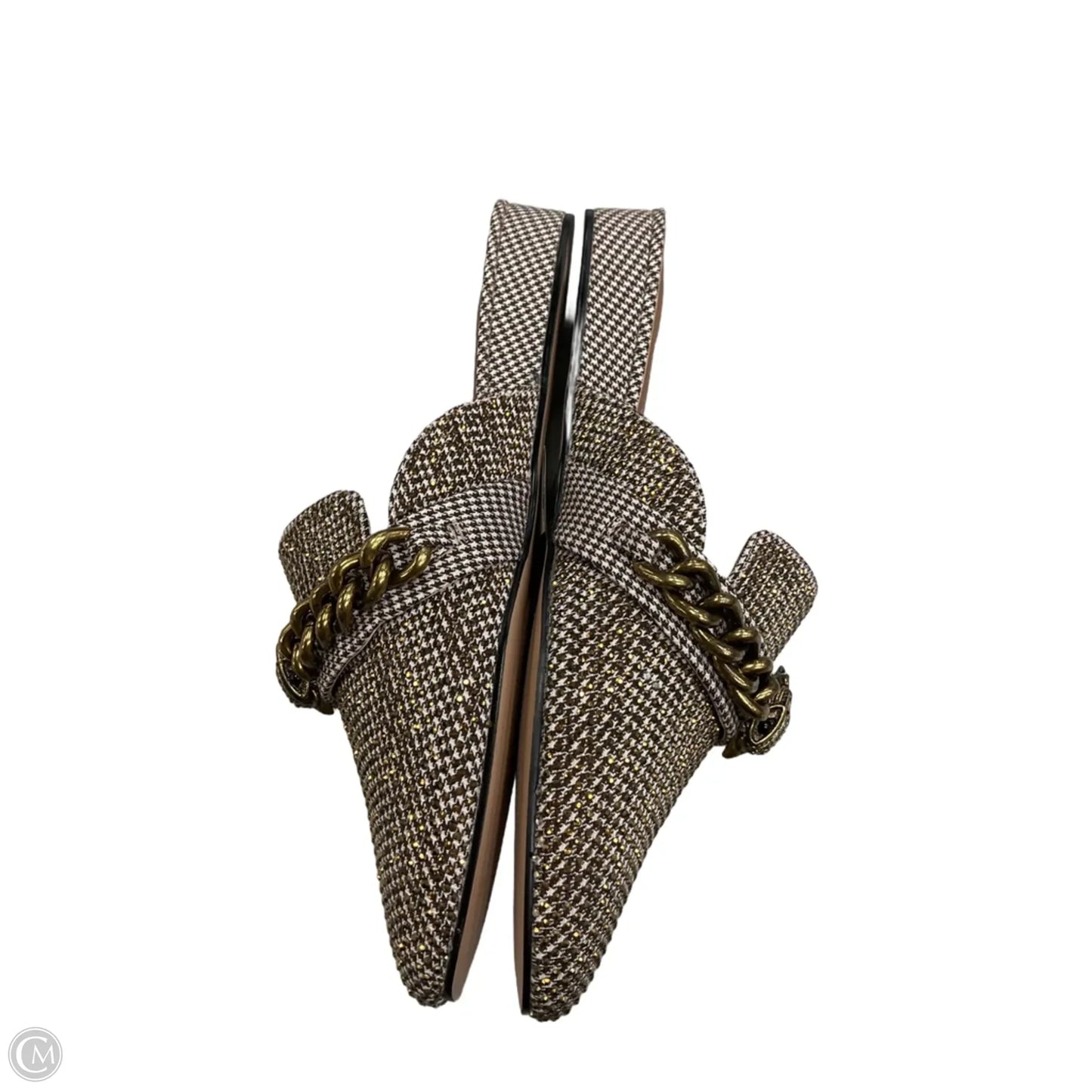 Shoes Designer By Kurt Geiger In Gold, Size: 7