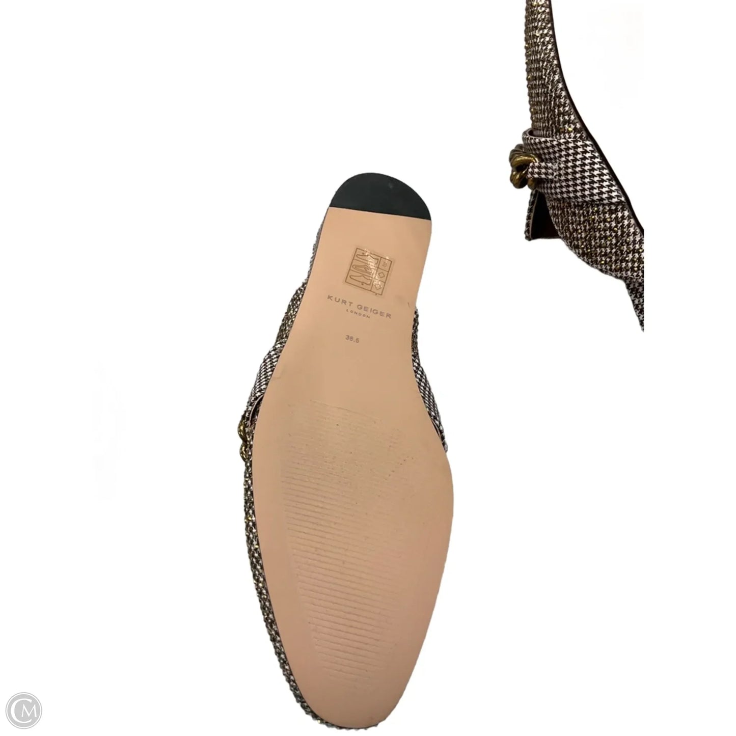 Shoes Designer By Kurt Geiger In Gold, Size: 7