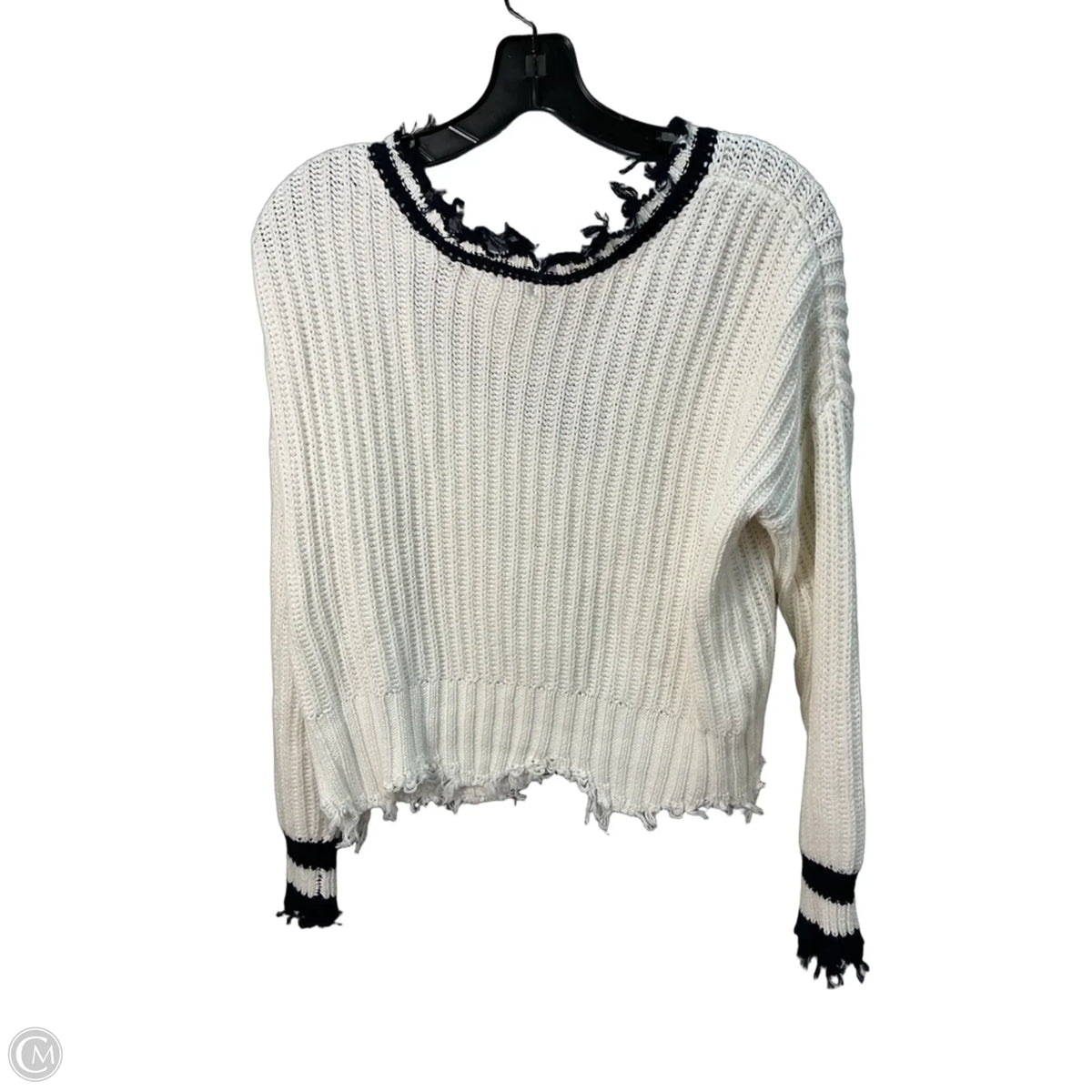 Sweater By Evereve In White, Size: Xs