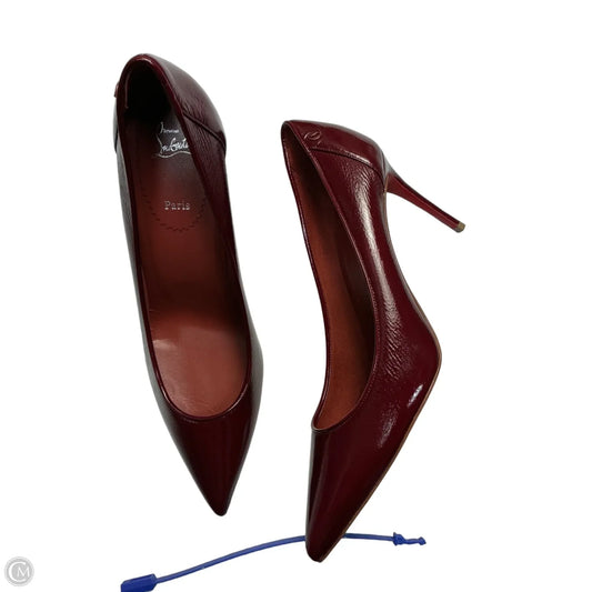 Shoes Luxury Designer By Christian Louboutin In Red, Size: 9.5