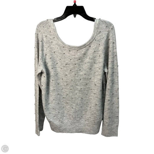 Sweater Designer By Lilly Pulitzer In Grey & Silver, Size: L