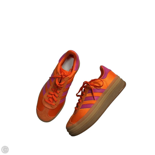 Shoes Sneakers By Adidas In Orange, Size: 8