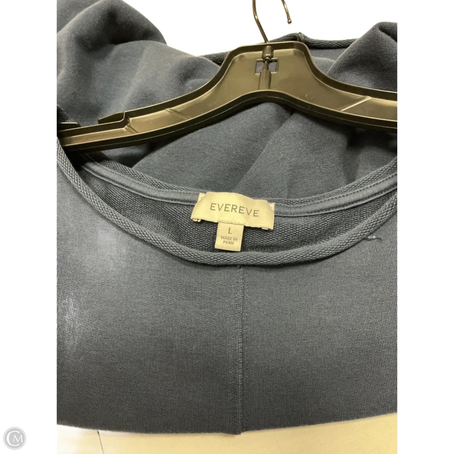 Top Sleeveless By Evereve In Blue, Size: L