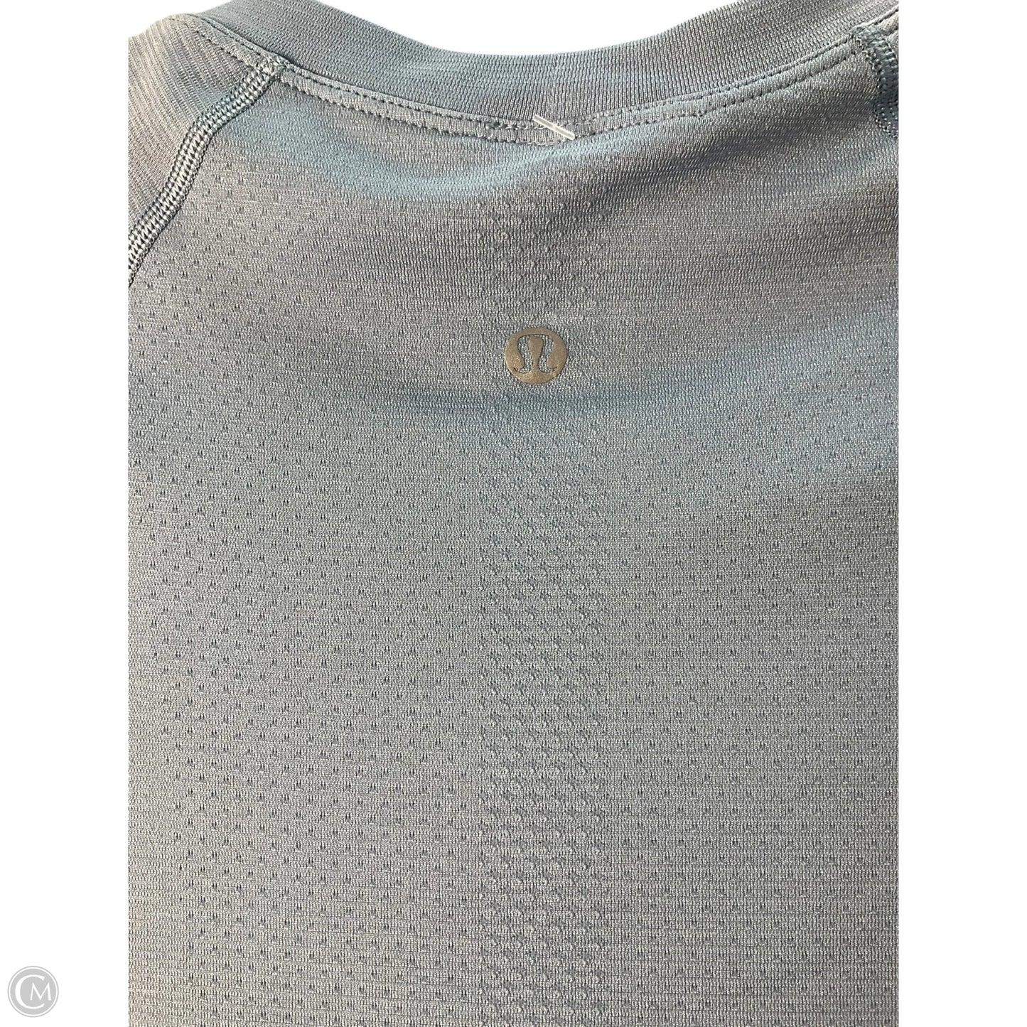 Athletic Top Short Sleeve By Lululemon In Blue, Size: S