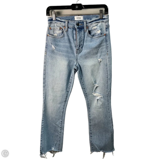 Jeans Straight By Pistola In Blue, Size: 4