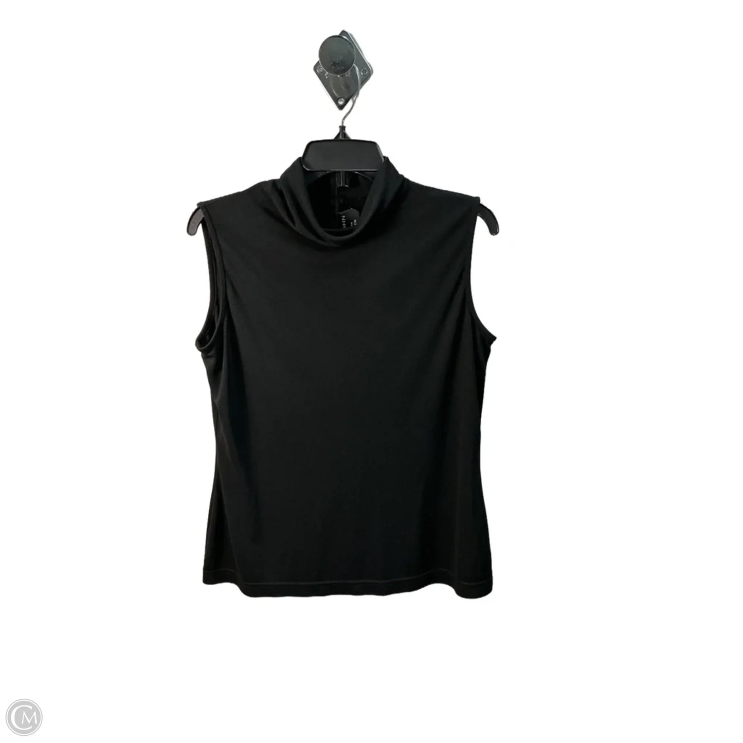 Top Sleeveless By St. John In Black, Size: M