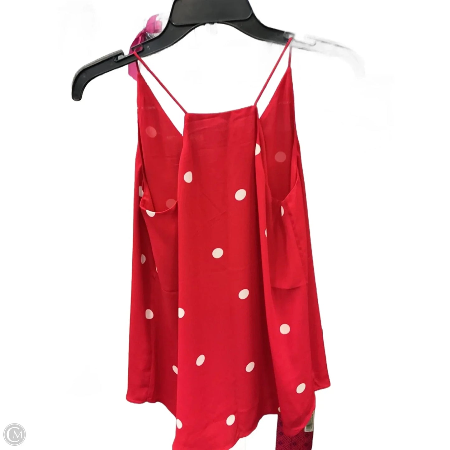 Top Sleeveless By Loft In Red & White, Size: Xs