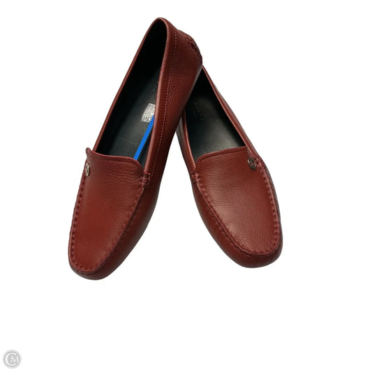 Shoes Luxury Designer By Gucci In Red, Size: 8.5