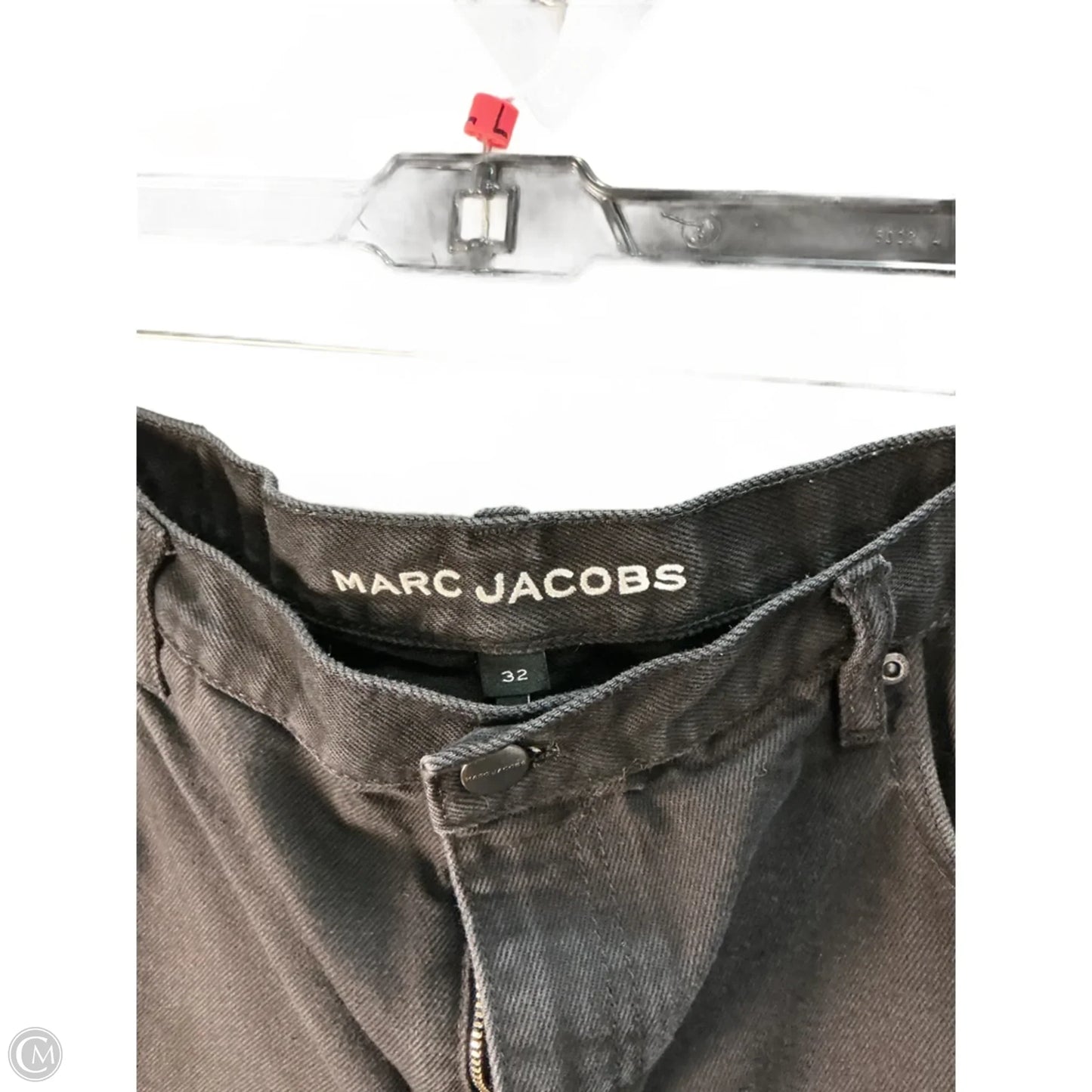 Jeans Luxury Designer By Marc Jacobs In Black, Size: 12