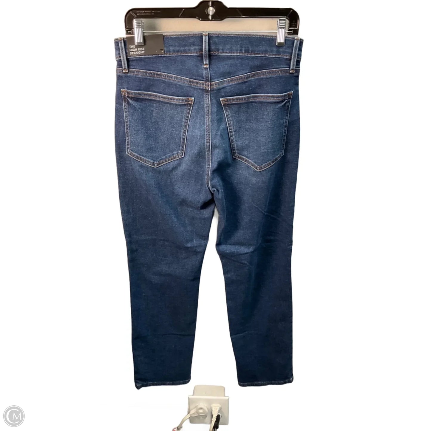 Jeans Straight By Ann Taylor In Blue Denim, Size: 6