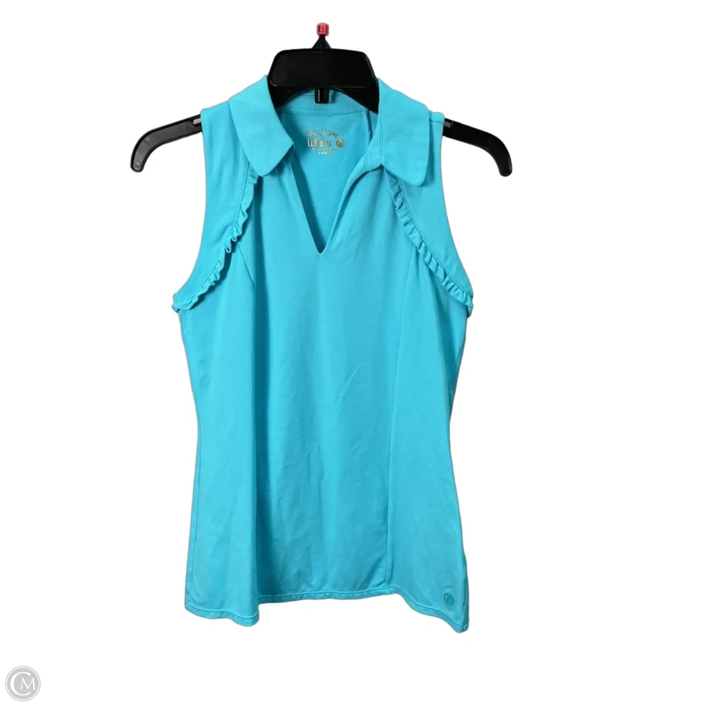 Top Sleeveless Designer By Lilly Pulitzer In Blue, Size: Xs