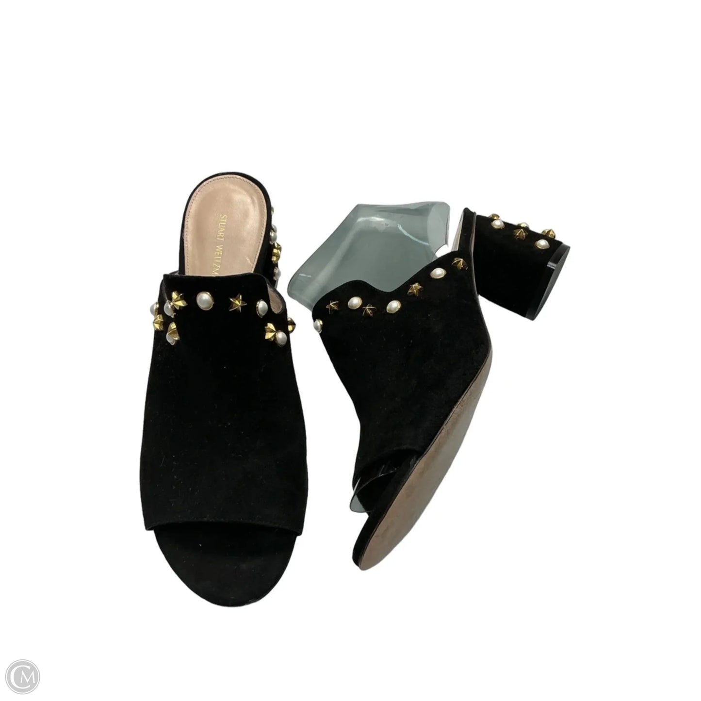 Shoes Designer By Stuart Weitzman In Black, Size: 9.5