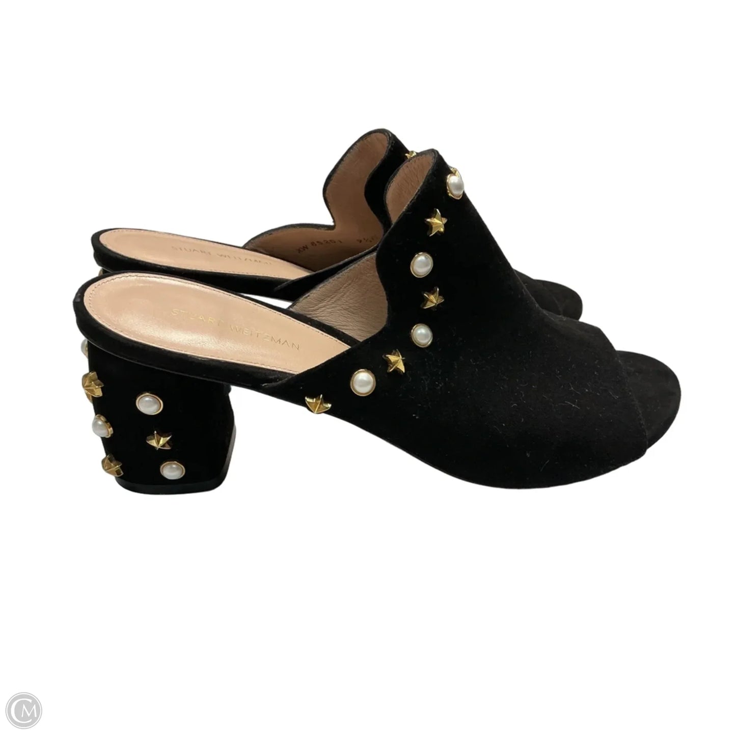 Shoes Designer By Stuart Weitzman In Black, Size: 9.5