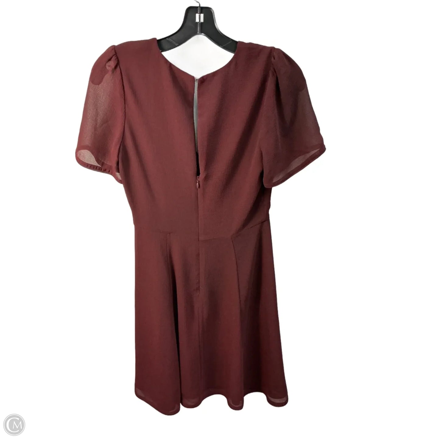 Dress Designer By All Saints In Maroon, Size: 4
