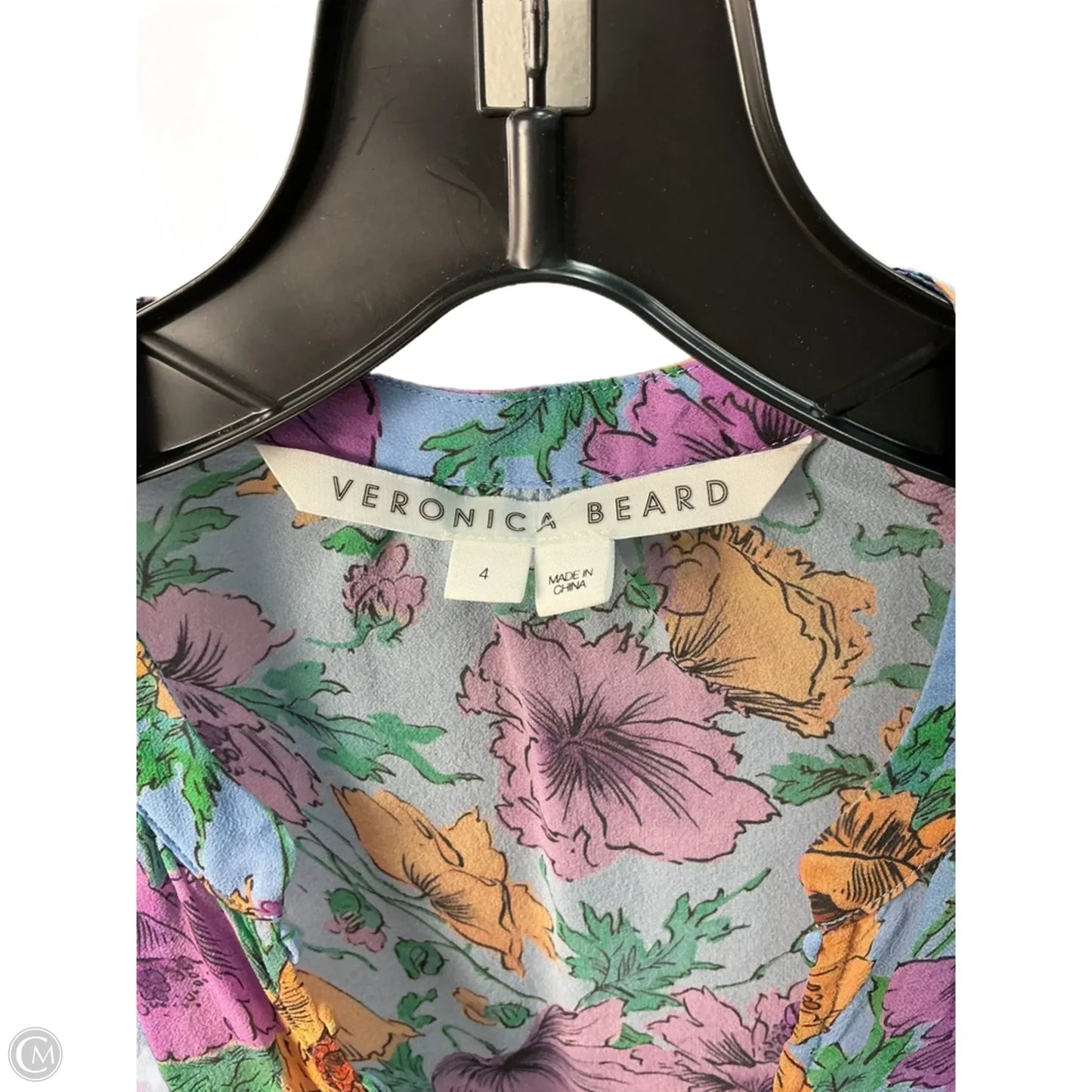 Top Long Sleeve By Veronica Beard In Floral Print, Size: 4