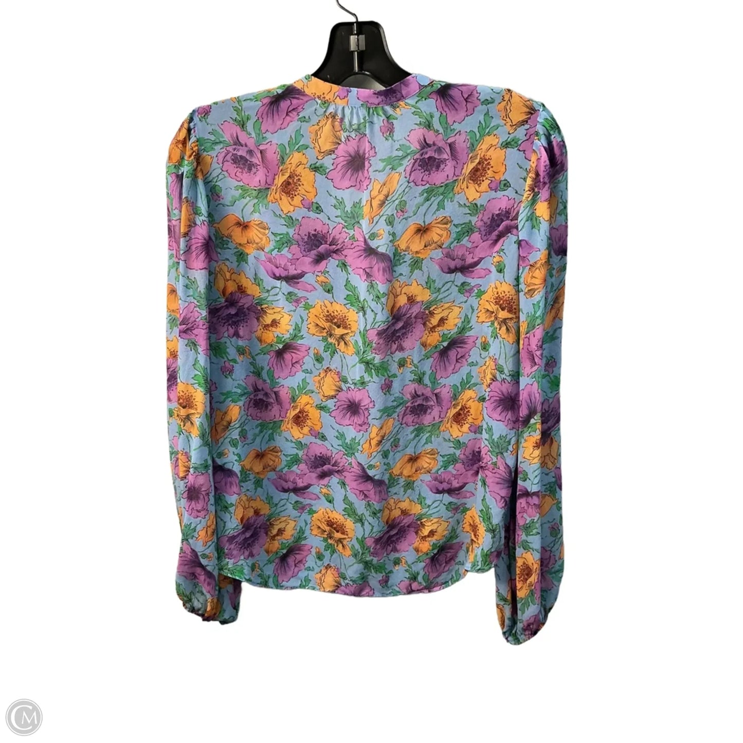 Top Long Sleeve By Veronica Beard In Floral Print, Size: 4