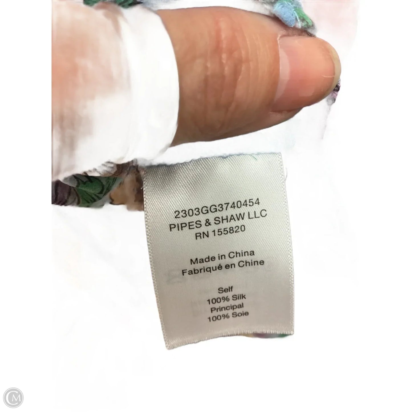 Top Long Sleeve By Veronica Beard In Floral Print, Size: 4