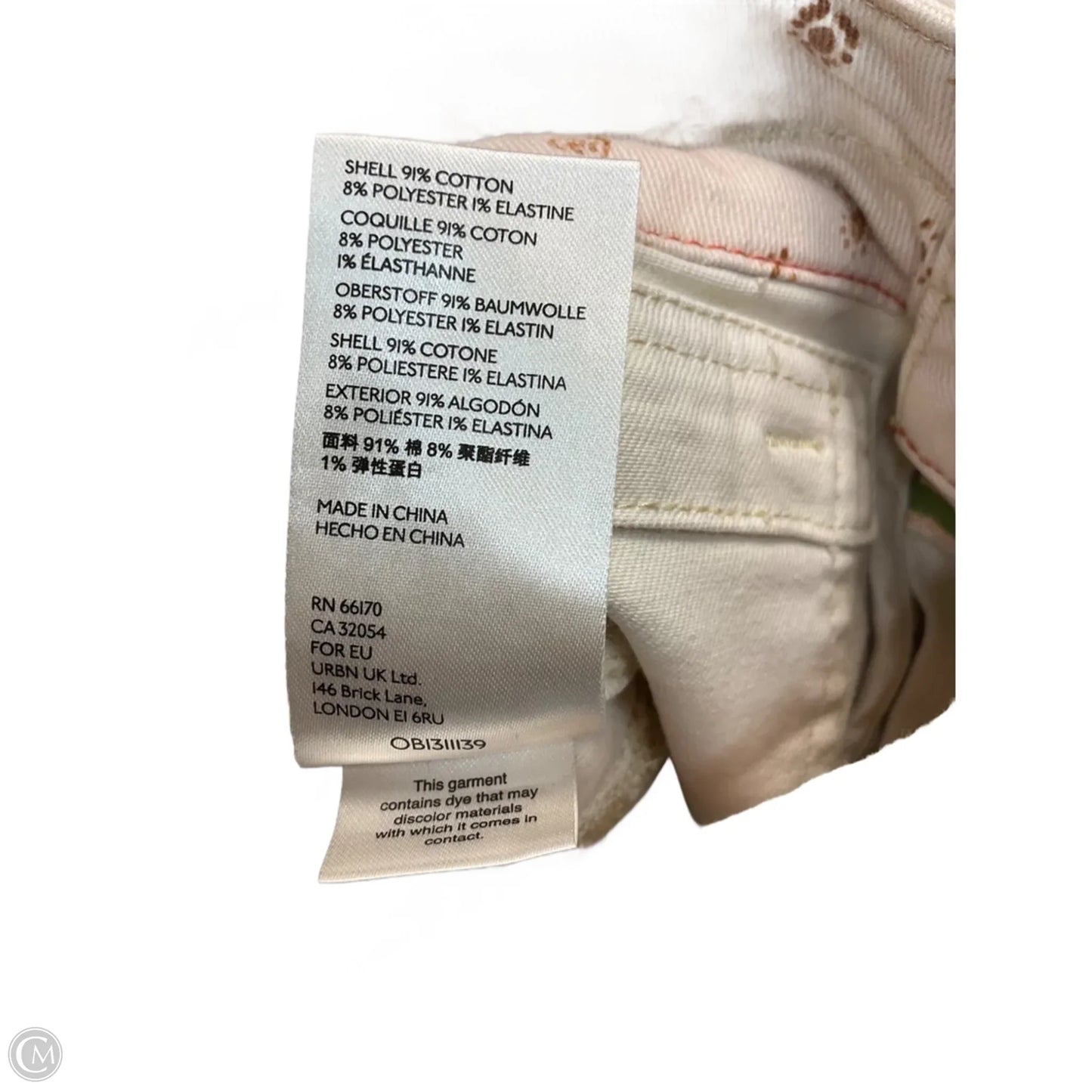 Jeans Straight By Pilcro In Beige, Size: 10