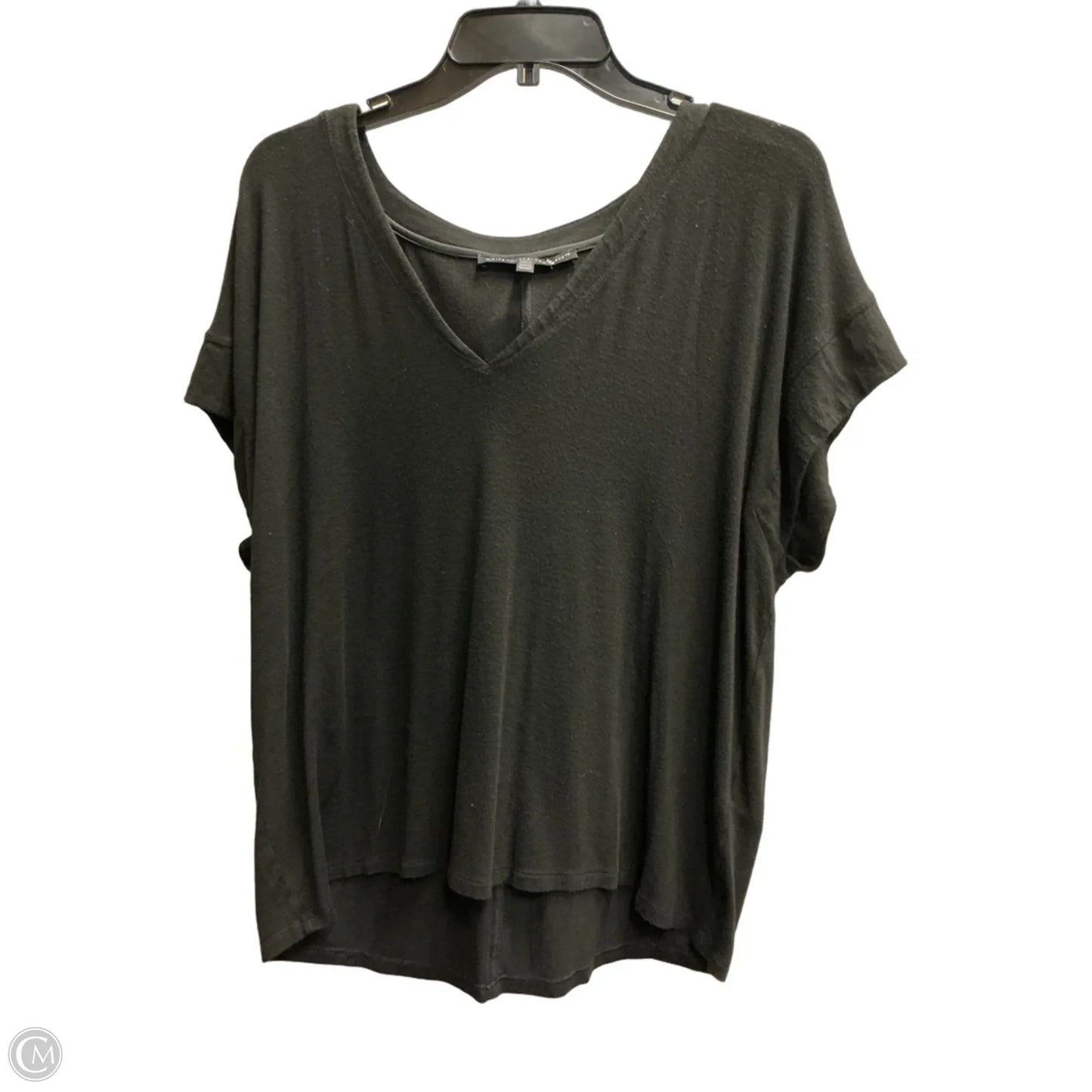 Top Short Sleeve By White House Black Market In Black, Size: Xl