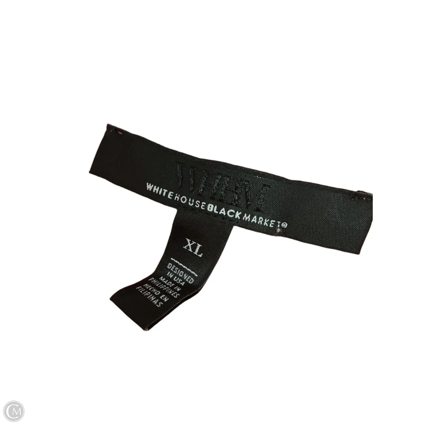 Top Short Sleeve By White House Black Market In Orange, Size: Xl
