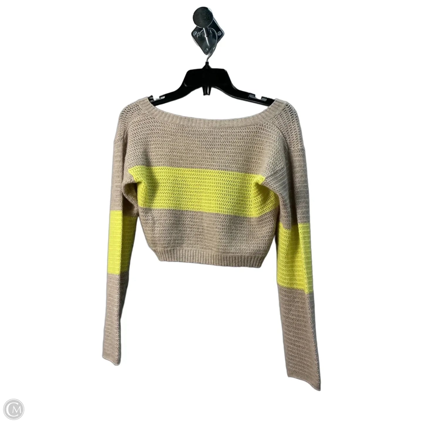 Sweater By Free People In Tan & Yellow, Size: Xs