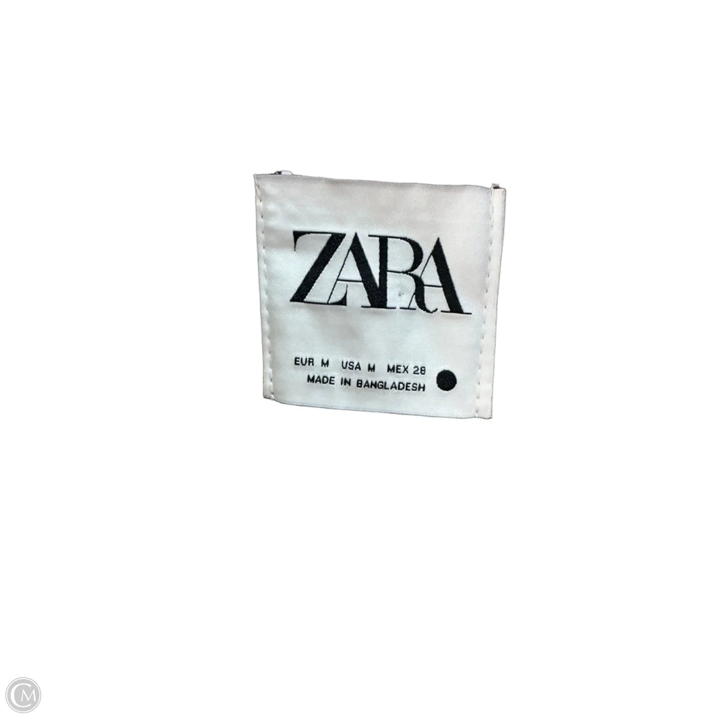 Jacket Denim By Zara In Beige, Size: M