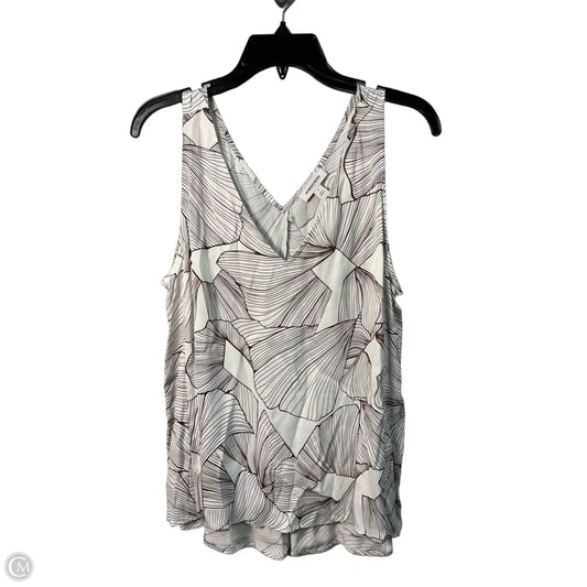 Top Sleeveless By Nordstrom In Floral Print, Size: S