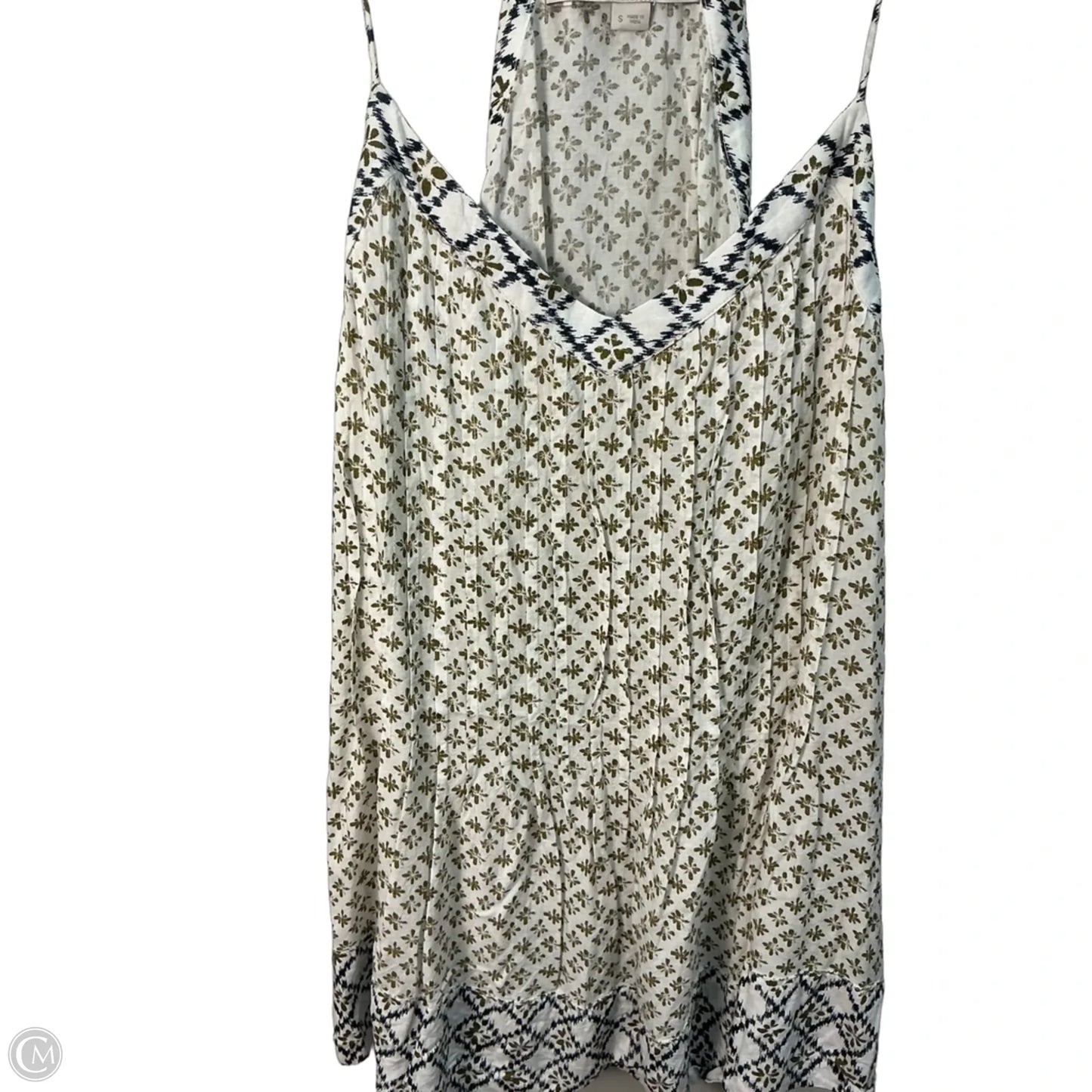Top Sleeveless By Loft In Floral Print, Size: S