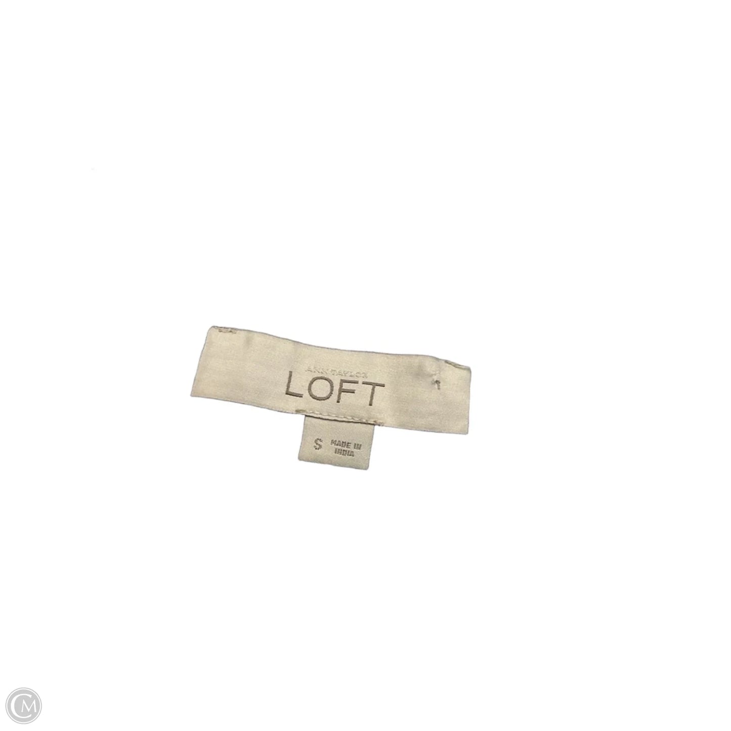 Top Sleeveless By Loft In Floral Print, Size: S