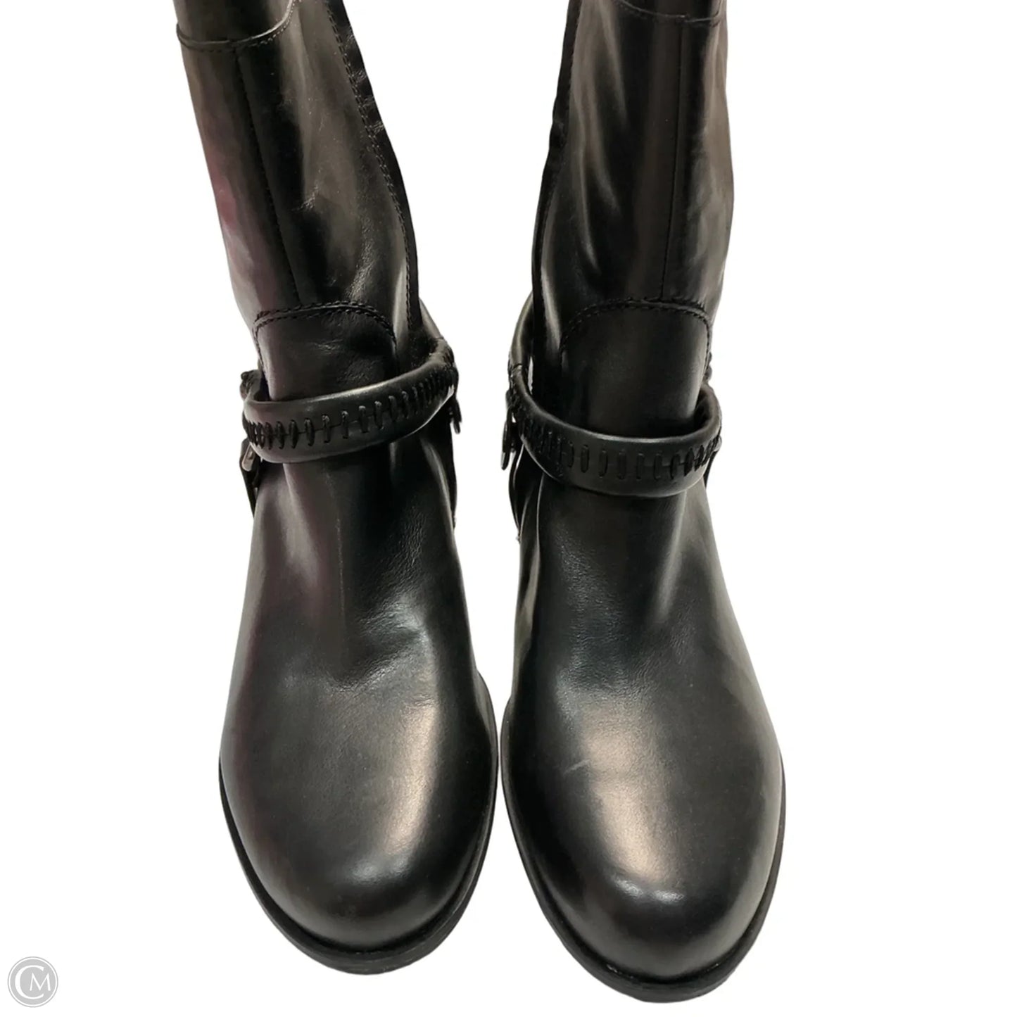 Boots Mid-calf Heels By B. Makowsky In Black, Size: 8