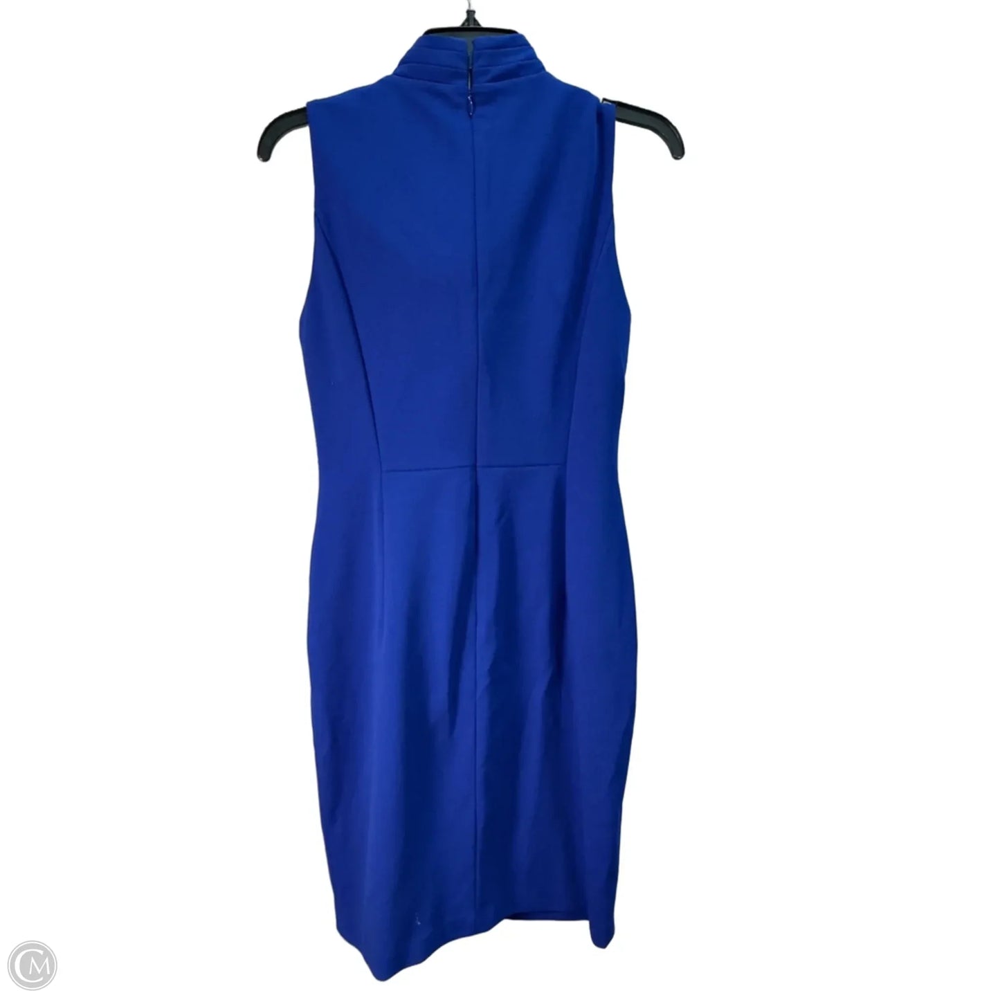 Dress Casual Midi By Calvin Klein In Blue, Size: 8