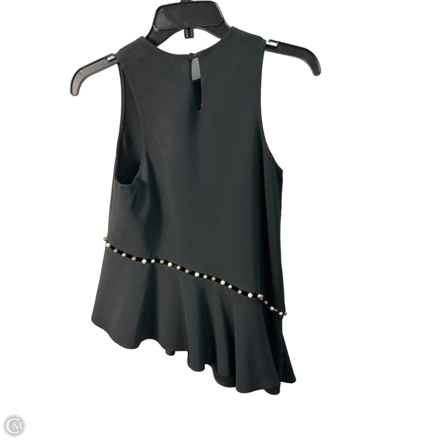 Top Sleeveless Designer By Neiman Marcus In Black, Size: Xs