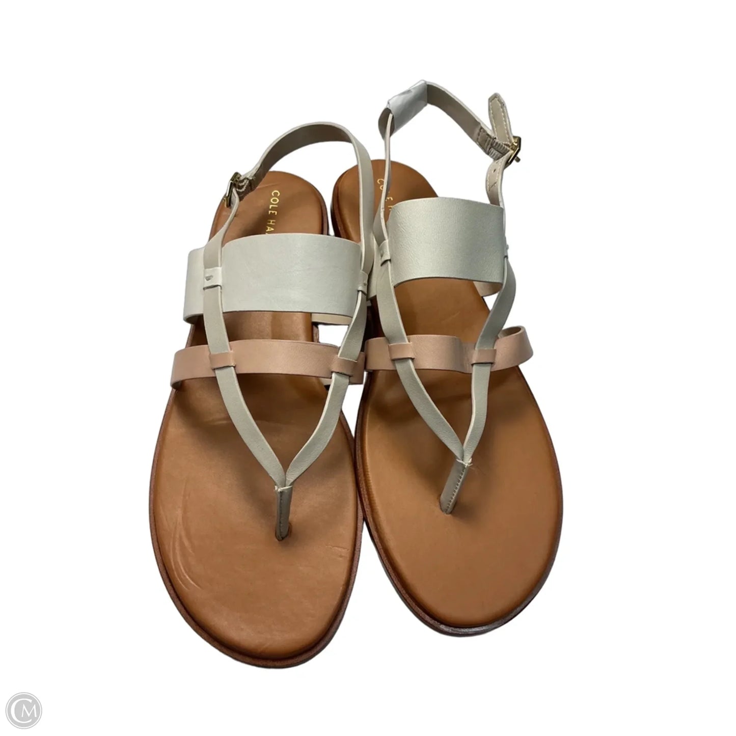 Sandals Flats By Cole-haan In Cream & Pink, Size: 11