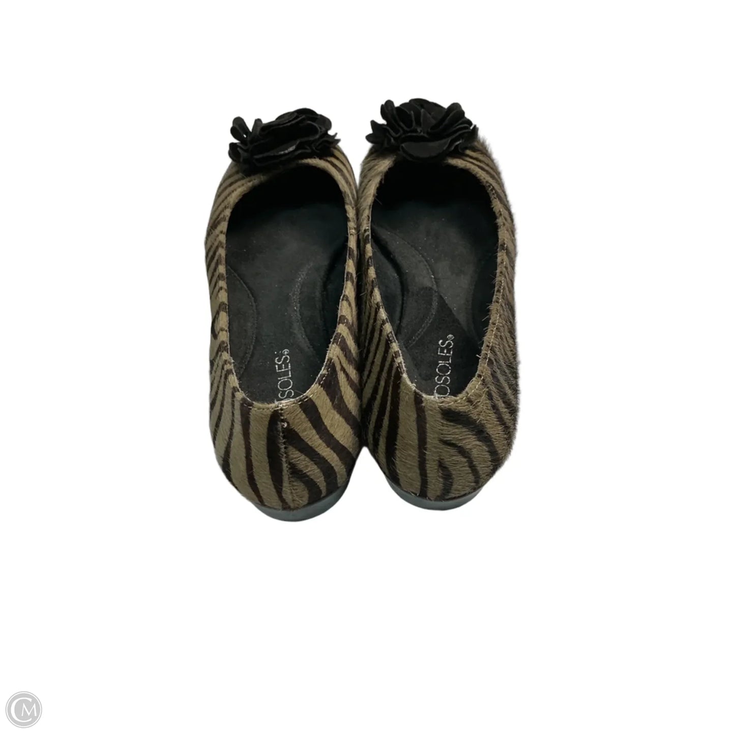 Shoes Flats By Aerosoles In Black & Brown, Size: 8