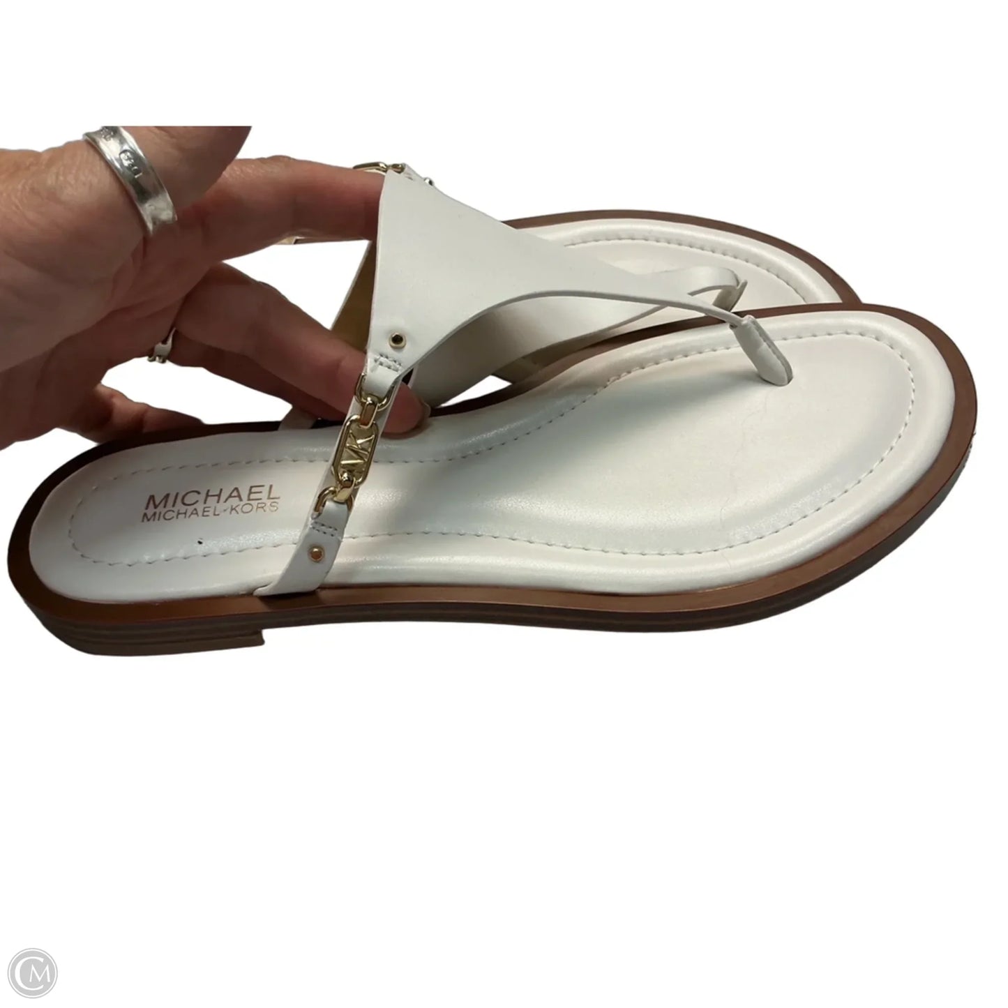 Shoes Flats By Michael By Michael Kors In White, Size: 9
