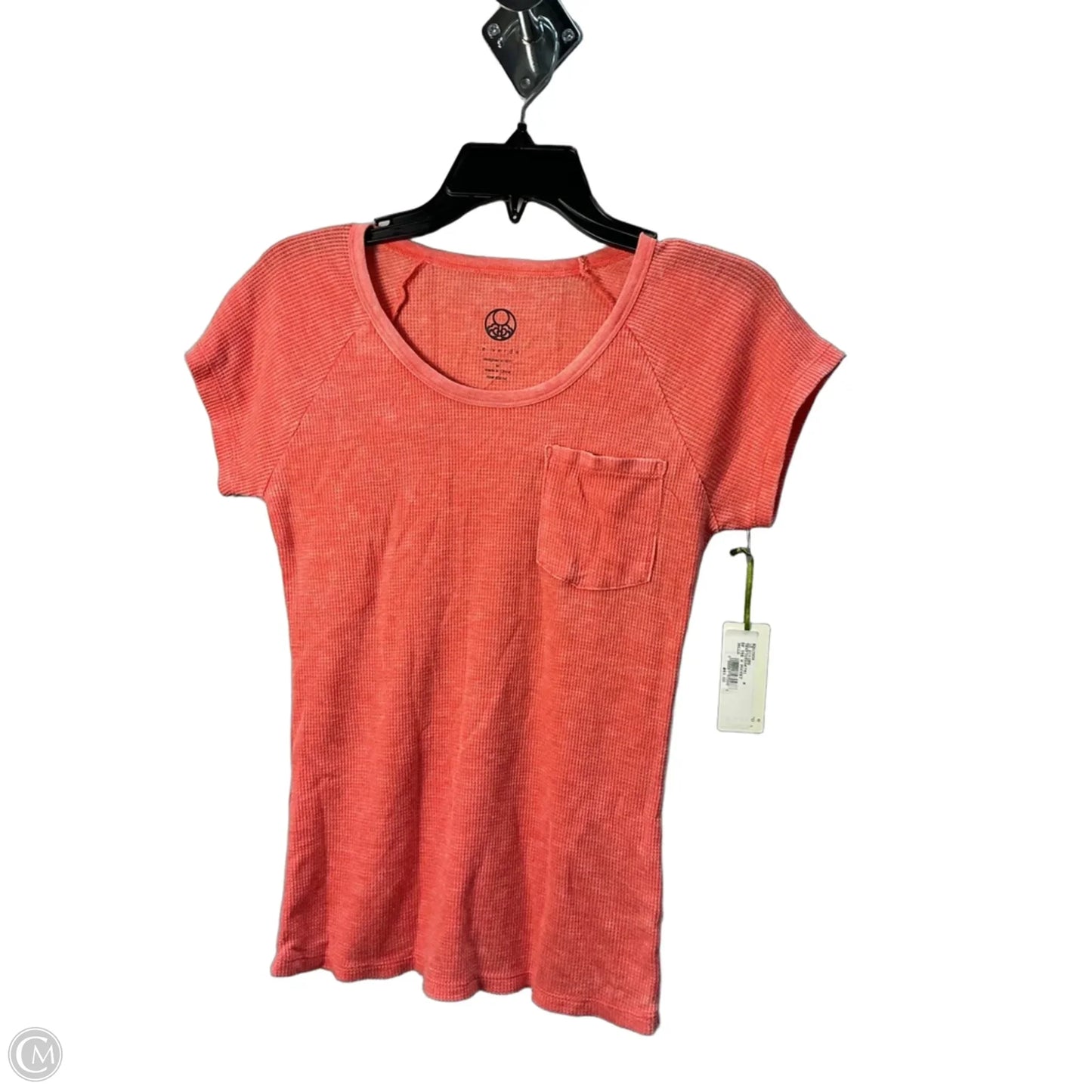 Top Short Sleeve Basic By Te Verde In Orange, Size: M