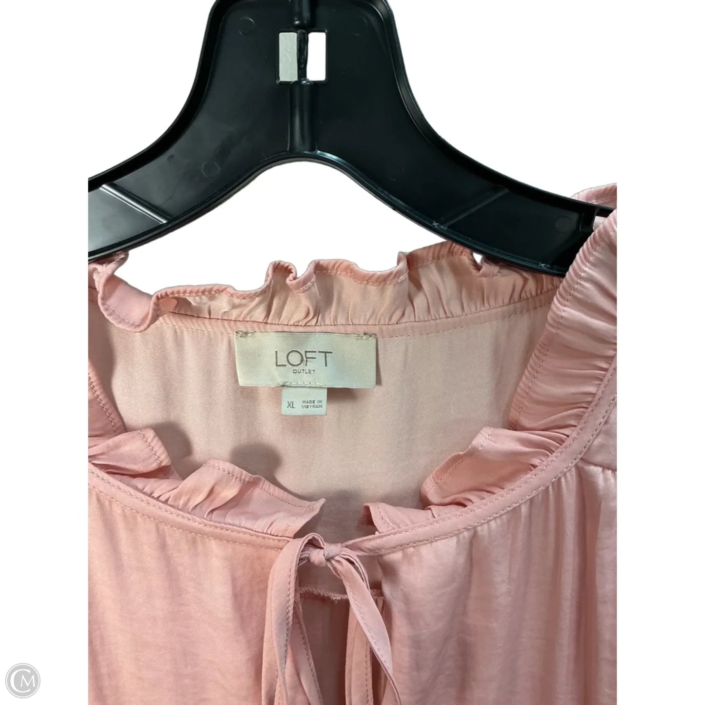 Top Sleeveless Basic By Loft In Pink, Size: Xl