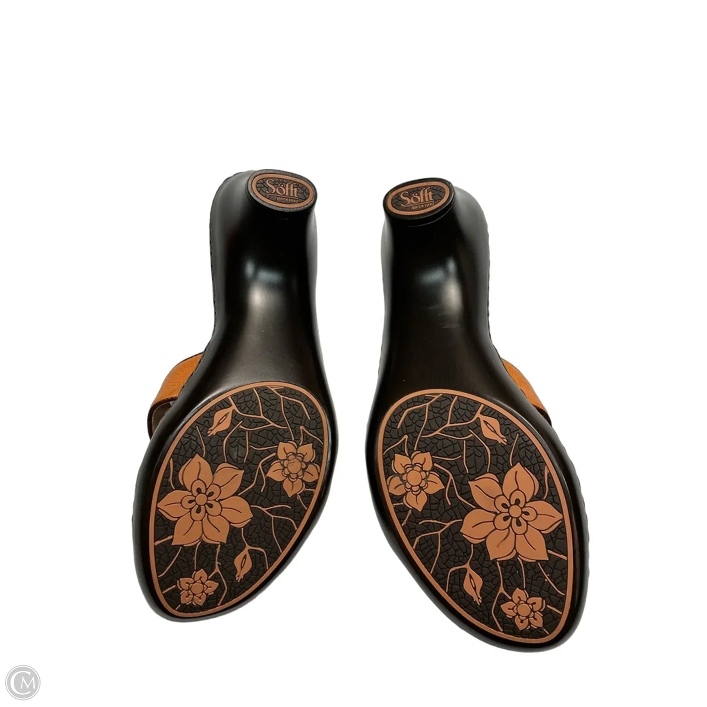 Sandals Flats By Sofft In Orange, Size: 8