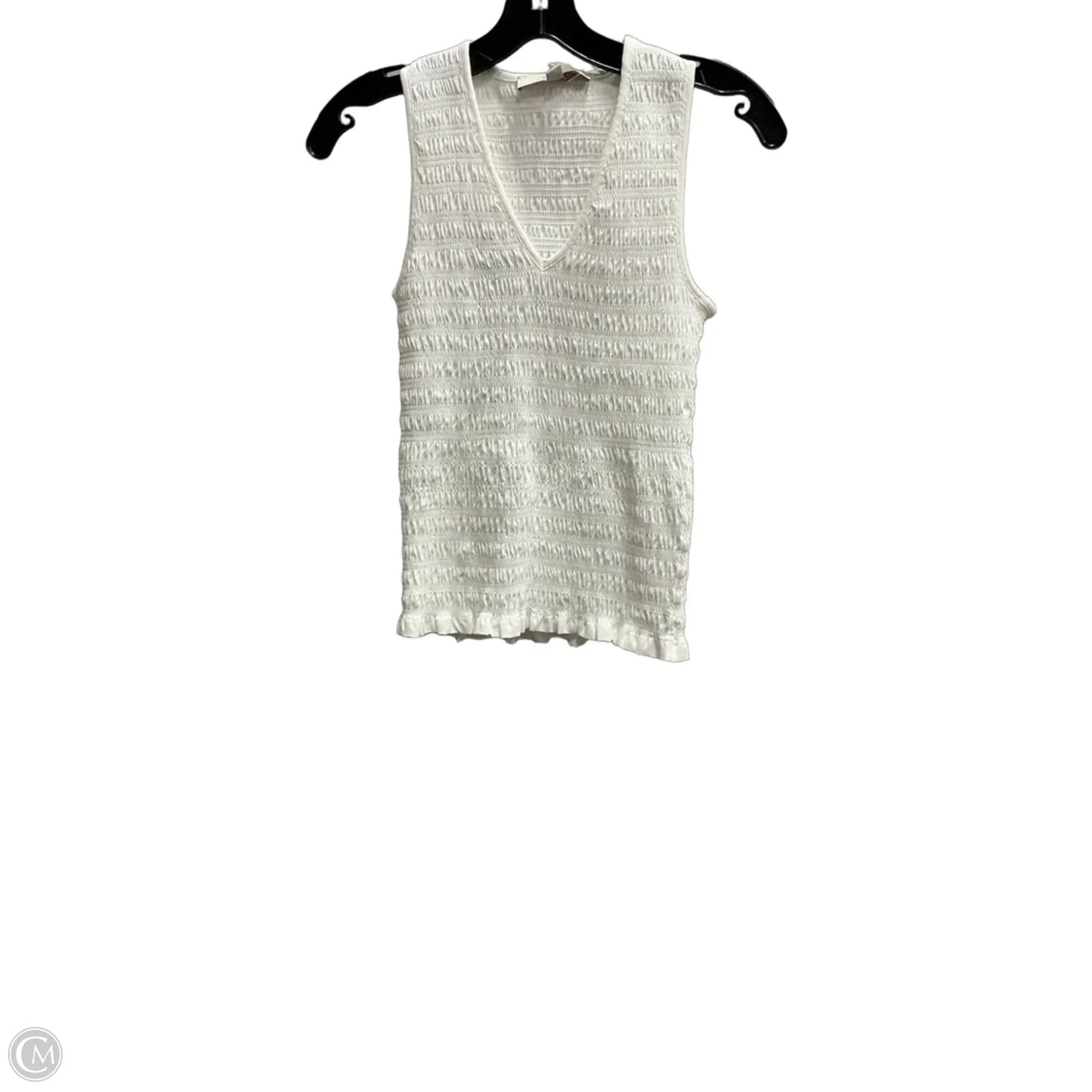 Top Sleeveless By Loft In White, Size: Xs