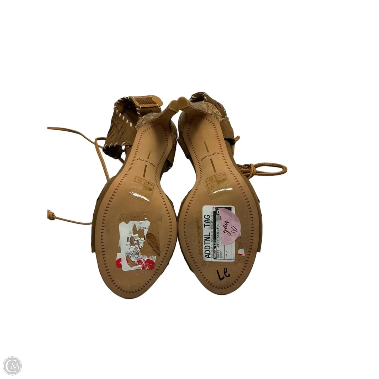 Shoes Heels Stiletto By Dolce Vita In Brown, Size: 7