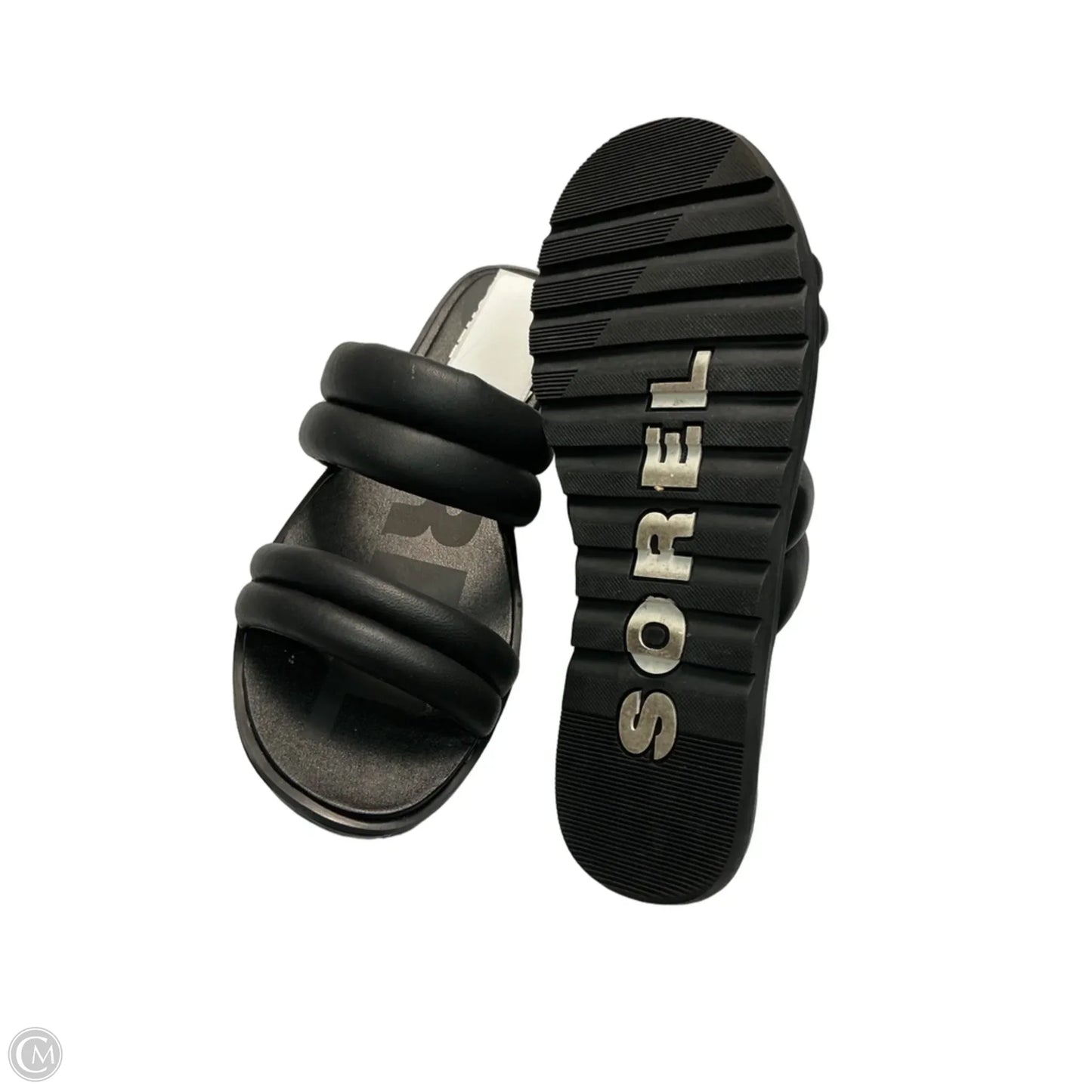 Sandals Flats By Sorel In Black, Size: 7.5