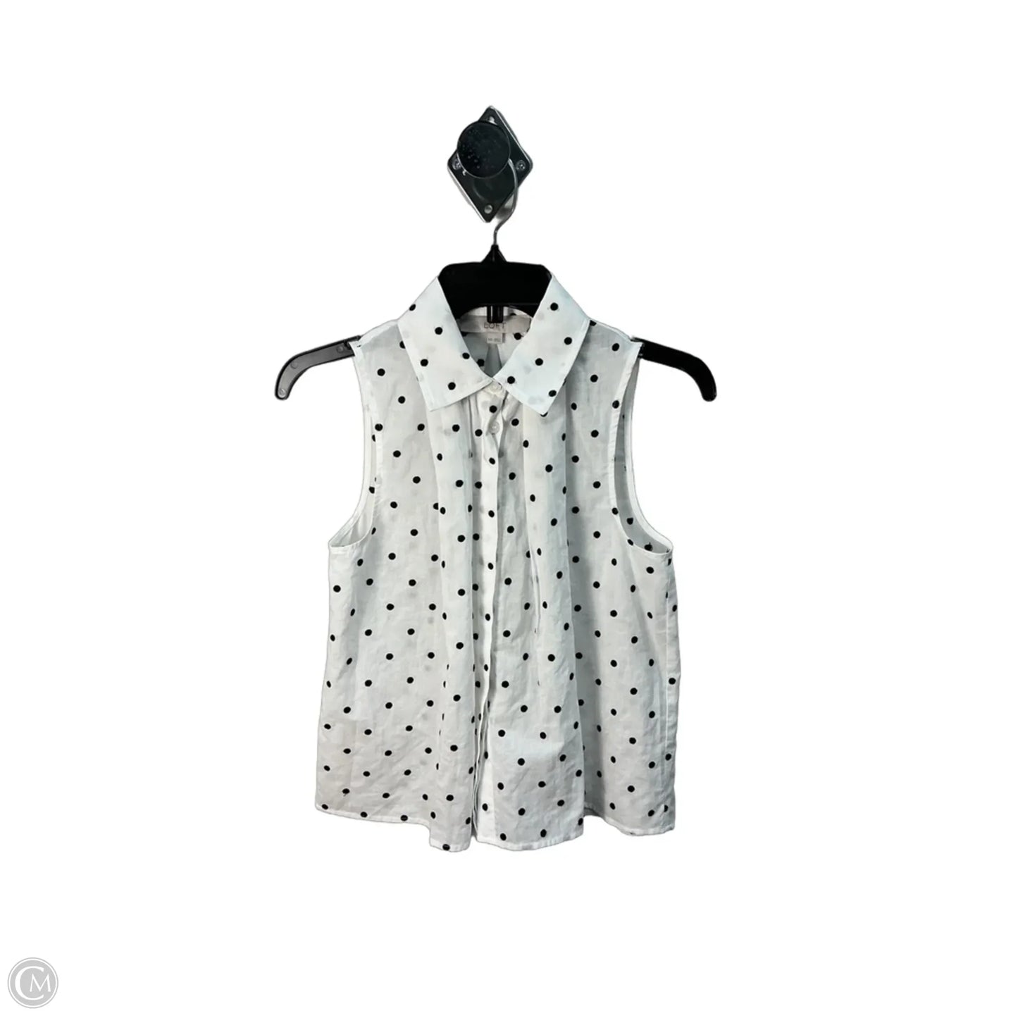 Top Sleeveless By Loft In White, Size: Xs