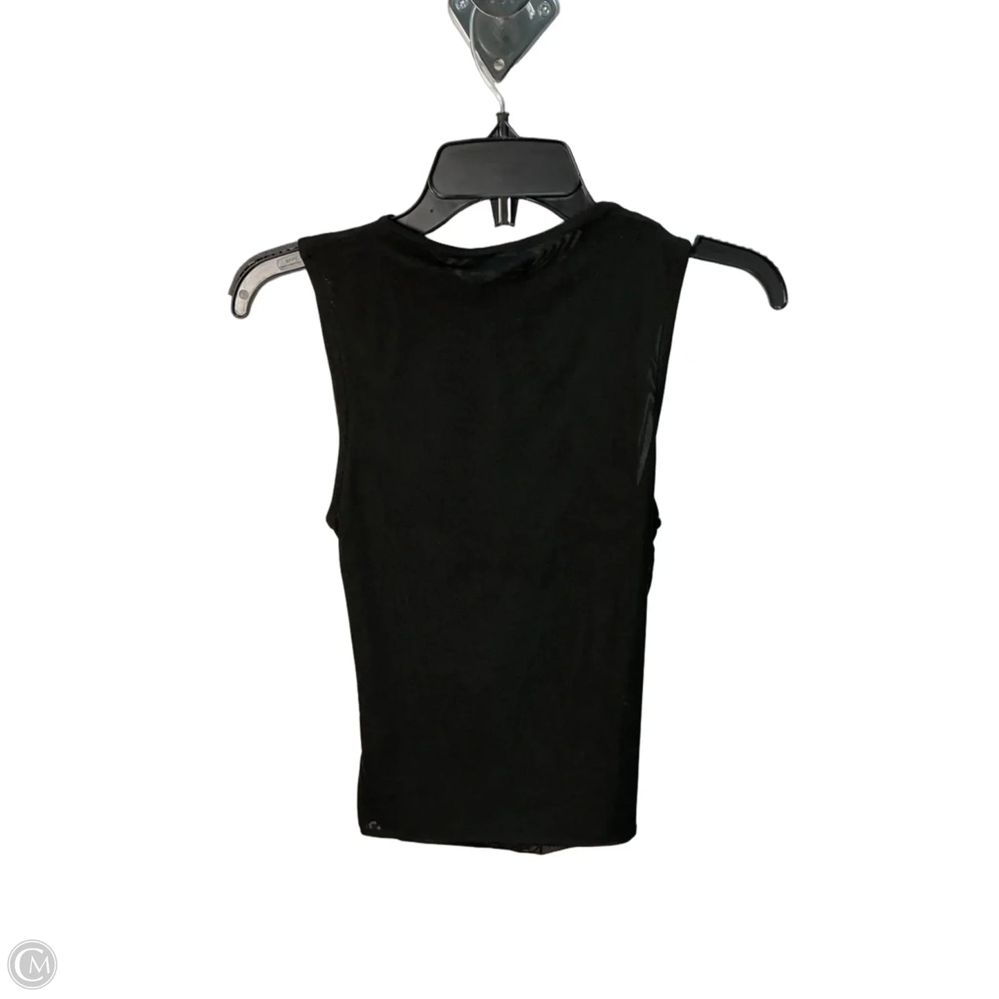 Top Sleeveless By Stradivarius In Black, Size: M