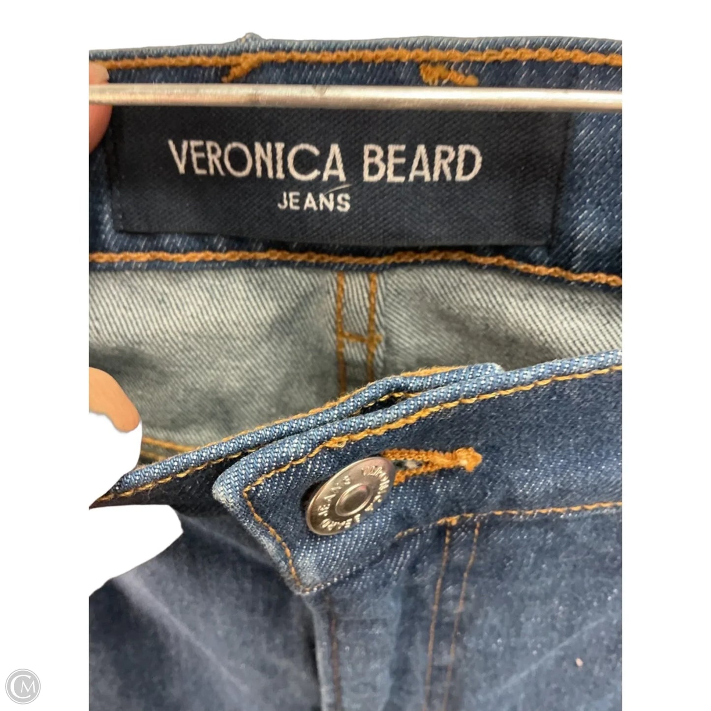 Jeans Wide Leg By Veronica Beard In Blue, Size: 30