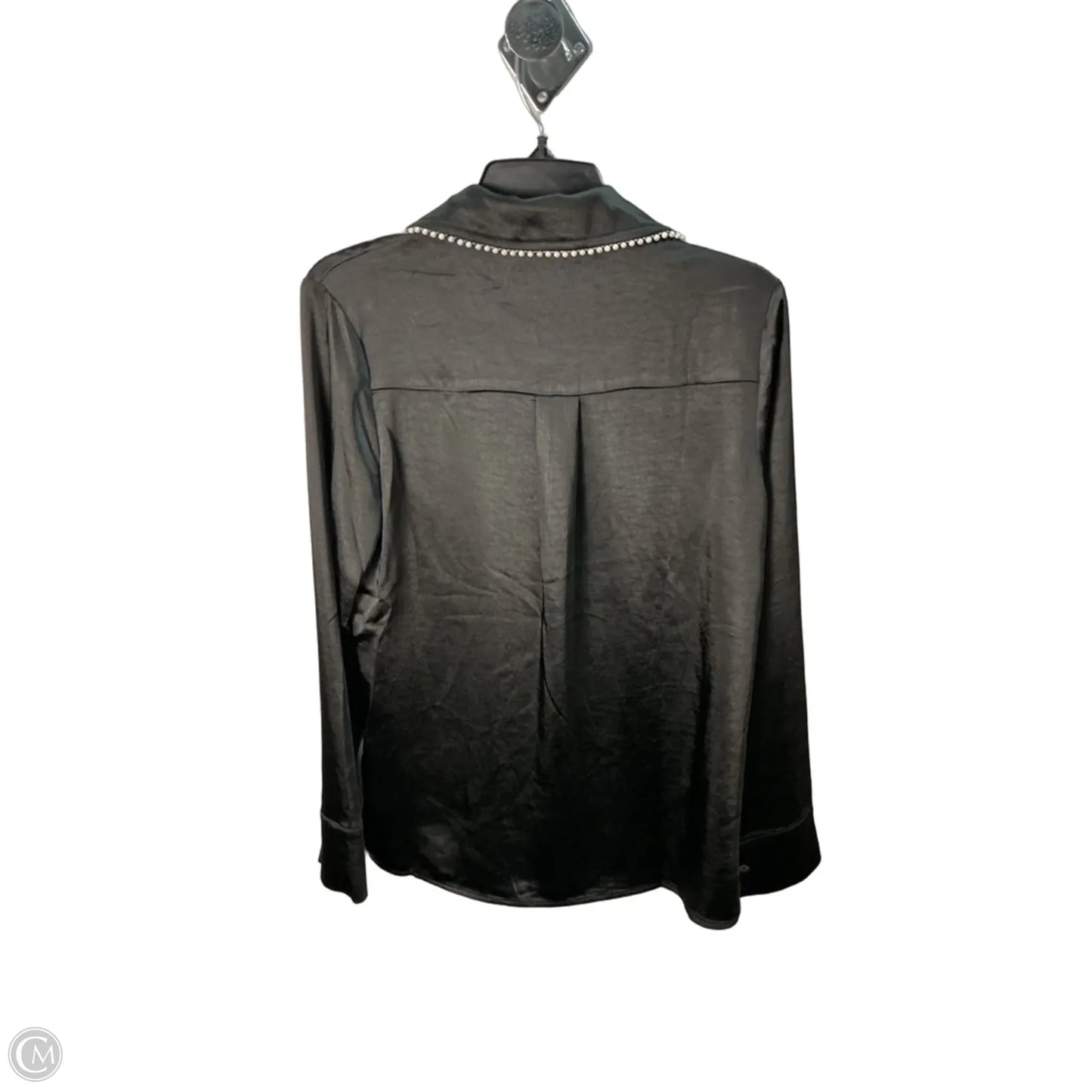 Top Long Sleeve By Kittenish In Black, Size: S