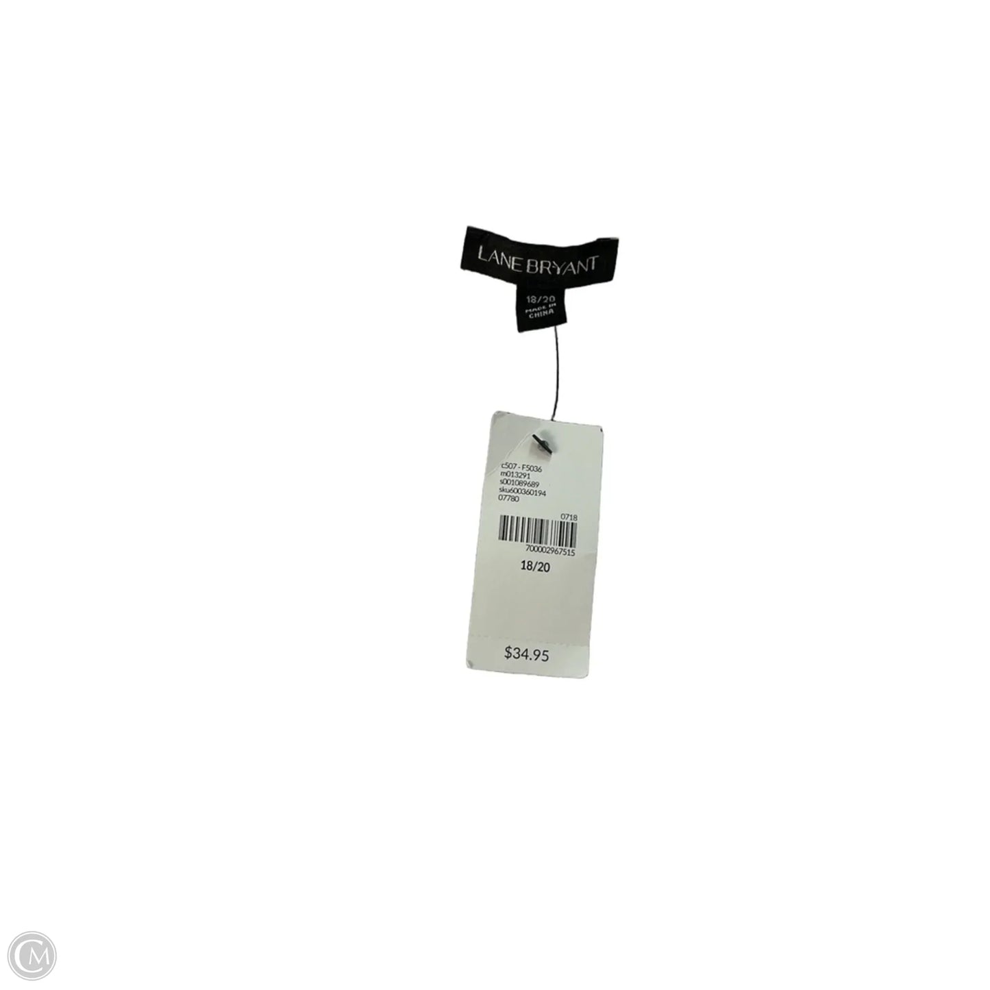 Top Sleeveless By Lane Bryant In White, Size: 18