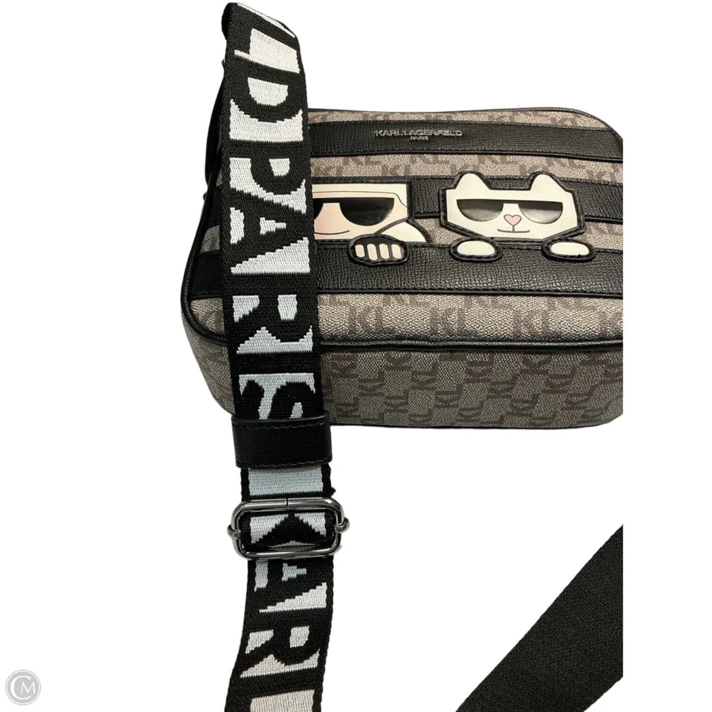 Crossbody Designer By Karl Lagerfeld, Size: Medium